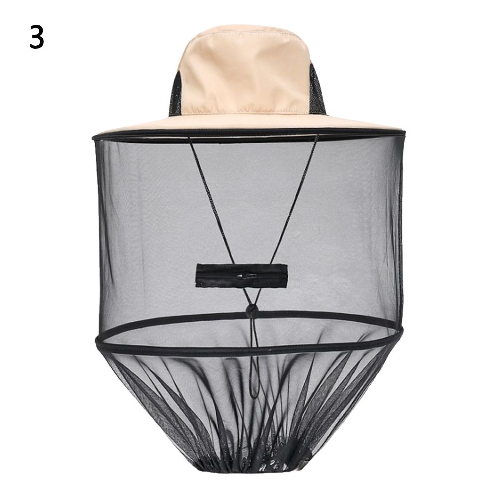 Net Mesh Insect Bee Protection Outdoor Sunscreen Repellent Protection Mosquito Hat Fishing Cap