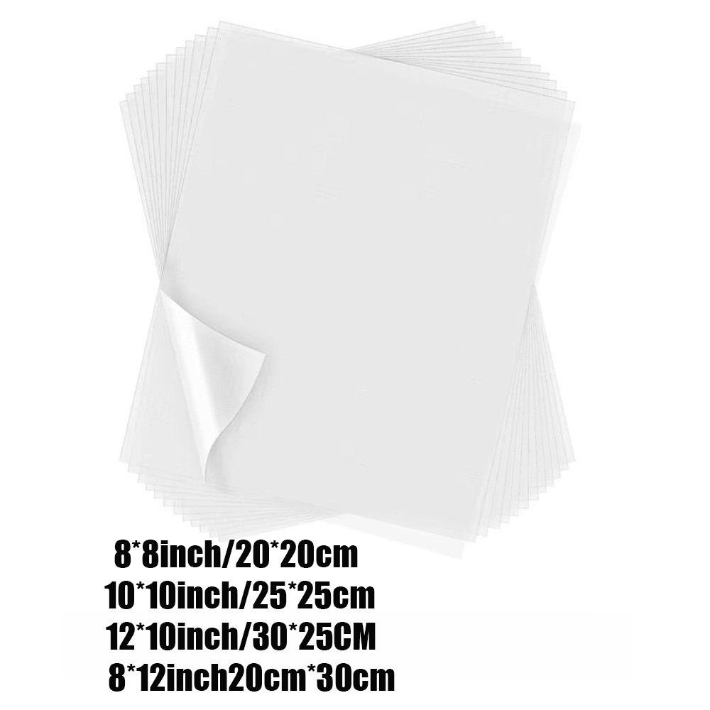 100Pcs DIY Crafts Water-soluble Embroidered Film Handmade Printable Lining Cloth  for Sewing Lovers