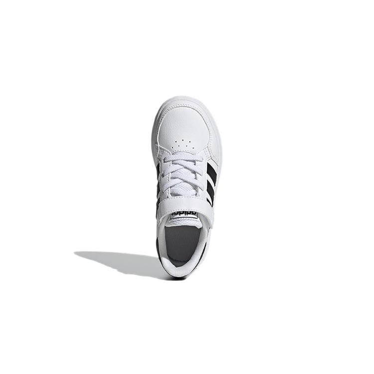 adidas Neo Breaknet Устойчивые к истиранию Низкие Детские Скейтбордические Кроссовки Белый Черный Дети Возраст 3 7 Лет FZ0106