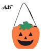 Trick or Treat Tote Bags Halloween Felt Candy Bag, Pumpkin Ghost Skull Cat Owl for Waterproof Gift Holders Kids, Non Woven Handbag, Party Favor