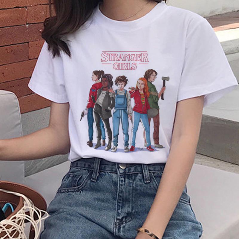 Funny Eleven Harajuku T Shirt Summer Women Upside Down Funny T-shirt 90s Graphic Grunge Tshirt Fashion Ullzang Top Tee Female