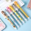 6PCS/Set Black/Blue Ink Neutral Pen Animal Shape Sign Pen High Quality Gel Pen  Gift