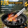 400W Cordless Fire Starter Charcoal Starter BBQ Tool Chemical Free Heated Air with Built-In Blower for Dewalt 20V Battery Pin