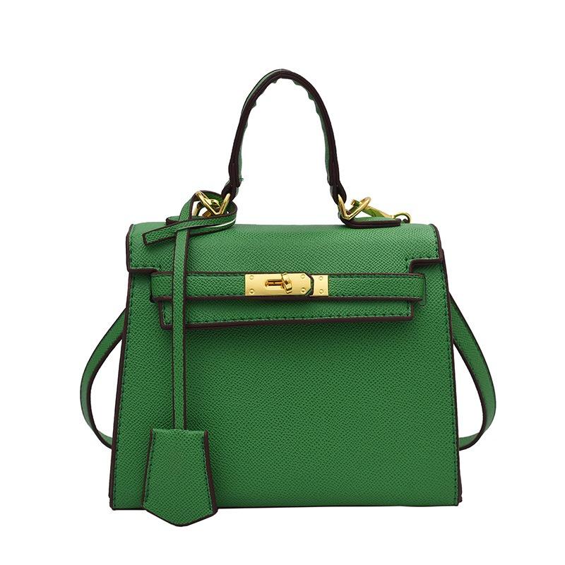 Orange Kelly Portable Platinum Bag New Retro Fashion Women's Second Generation Mini Kelly Light Luxury