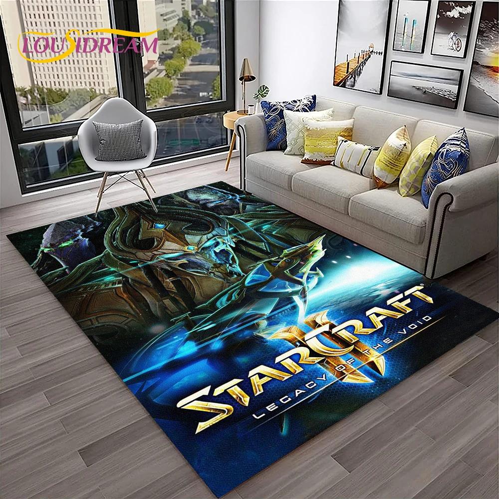 Ковер Игрок StarCraft Ретро 3D для Дома Гостиной Спальни Дивана Придверный коврик Декор, детский игровой коврик Нескользящий напольный коврик