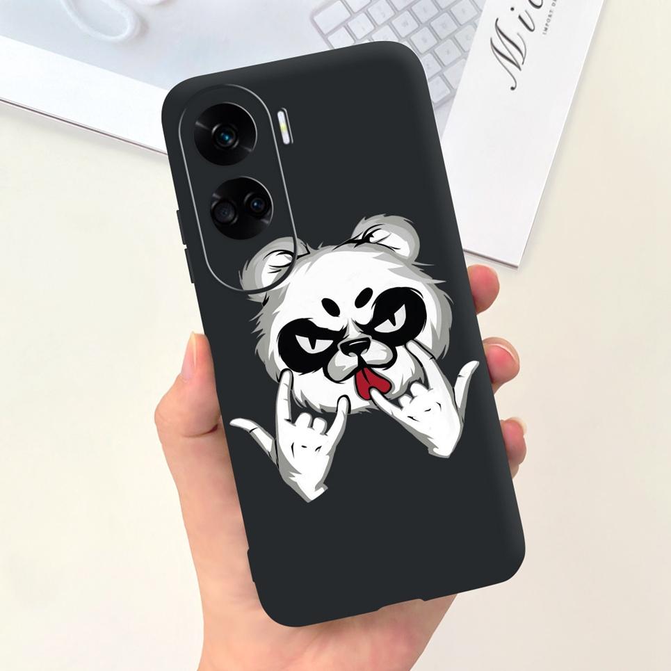 Для чехла Funda Honor 90 Lite Honor 100 Pro Honor100 5G Задняя крышка Узор Астронавт Корова Чехол Мягкий силикон Huawei Honor90 Lite