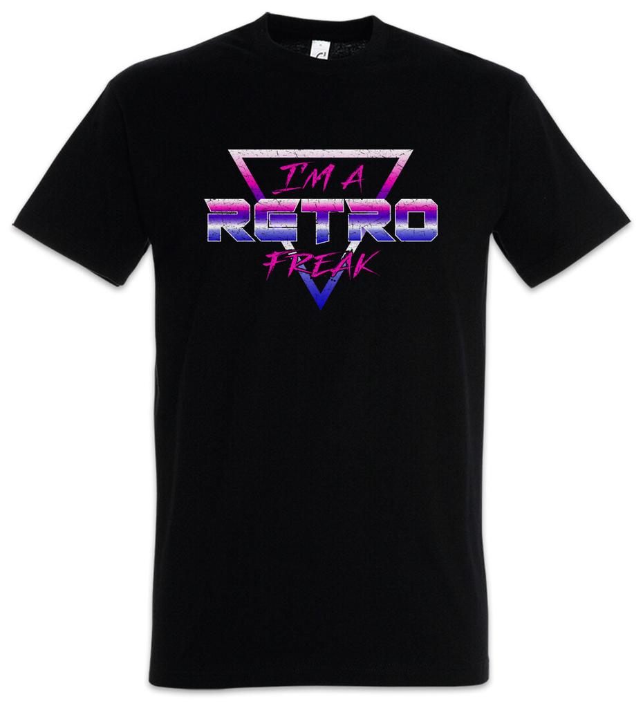 I'm A Retro Freak T-Shirt Mens Womens Tees Top Audio Synthesizer LFO Sound Wave Electro DJ MC Fun