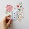 3Pcs PVC Switch Wall Sticker Beautiful Flowers Murals Removable Decals Waterproof Sticker For Bedroom Bathroom Living Room Home Decoration Stickers