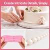 Silicone Cake Border Mold Heat Resistant Chocolate Mold Durable Fondant Mold  Cake Decorating