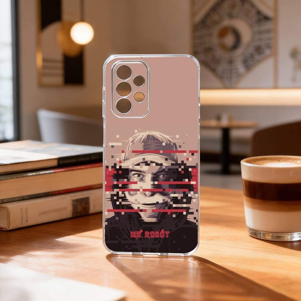 Чехол для телефона Mr R-Robot F-Fsociety Прозрачный Силиконовый Мягкий Для Samsung S25,S24,S21,S22,S23,S30,Ultra,S20,Plus,Fe