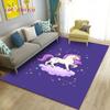 3D Cartoon Cute Unicorn Area Rug,Carpet Rug for Living Room Bedroom Sofa Doormat Kitchen Decoration,Kid Play Non-slip Floor Mat