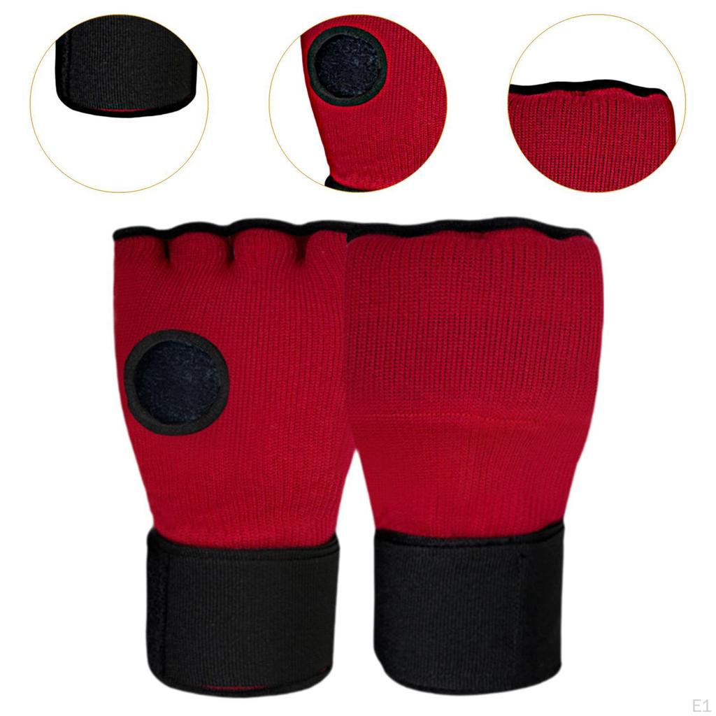 Боксерские внутренние перчатки гелевые бинты для рук снаряжение мягкие перчатки для кикбоксинга половина пальцев для