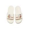 Anta Snoopy X  Lifestyle Series Breathable Slide Sandals Men Footwear White Yellow 912126993-4