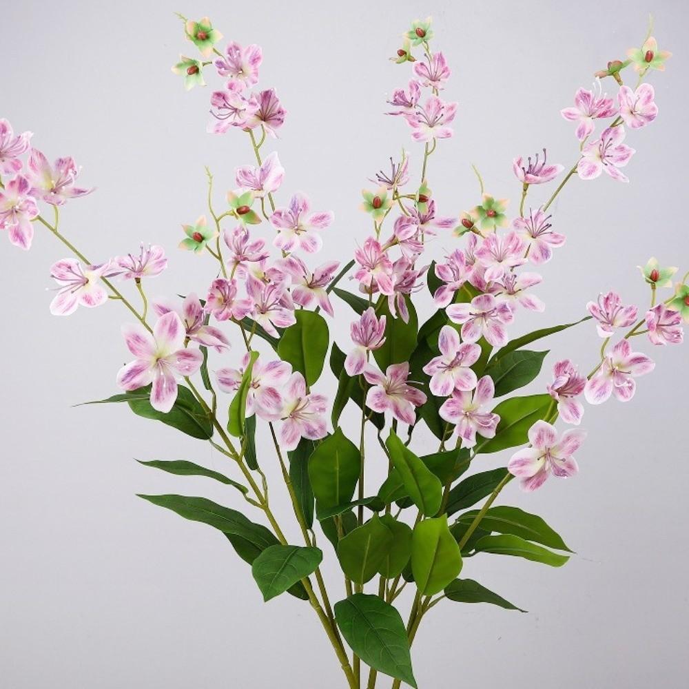Real Touch Artificial Jasmine Flower Branch Plastic Fake Flowers Wedding Decor