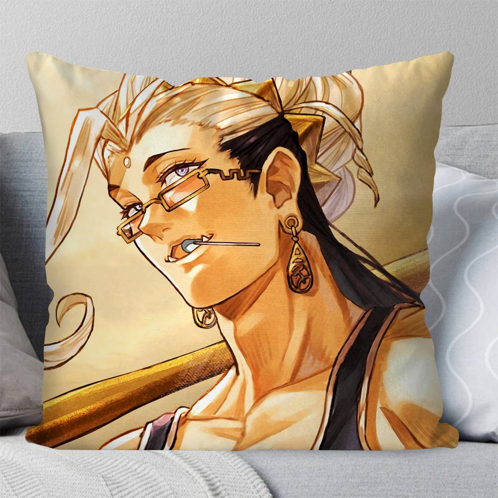 Buddha Anime RRecord Of Ragnarok Pillow Case Fashion Square Pillowcase Bedroom Sofa Room Ins Decoration Leisure