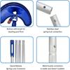 Easy Assembly Underwater Pool Skimmer Efficient Garden Hose Vacuum Pool Vacuum Cleaner  Small Pools