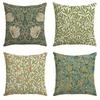 Retro Flower Pillowcase Printed Living Room Sofa Decoration Cushion Cover Pillow