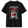 Streetwear Tshirt Summer America Cluck Yeah Chicken Funny Fourth Of July Chicken Hip Hop Tshirts Cotton Tee Shirt Y2k Tops