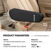 AAABT1 Car Seat Armrest Cover Soft Comfortable Elastic Cloth Accessories For Skoda Kamiq MK3 Roomster Rapid Kodiaq Karoq Fabia Enyaq