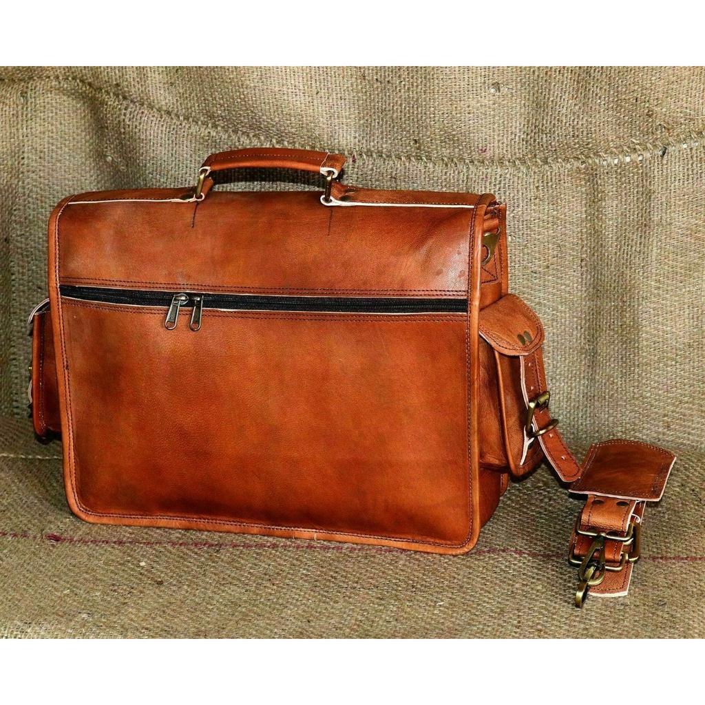 Винтажный портфель для ноутбука из натуральной кожи, сумка-портфель, мужская сумка ручной работы