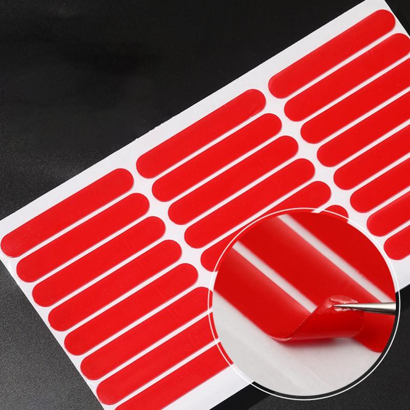 30 шт. прозрачная клейкая лента для ногтей, подставка для накладных ногтей, клейкие наклейки, двусторонняя наклейка, инструменты для маникюра, практика показа