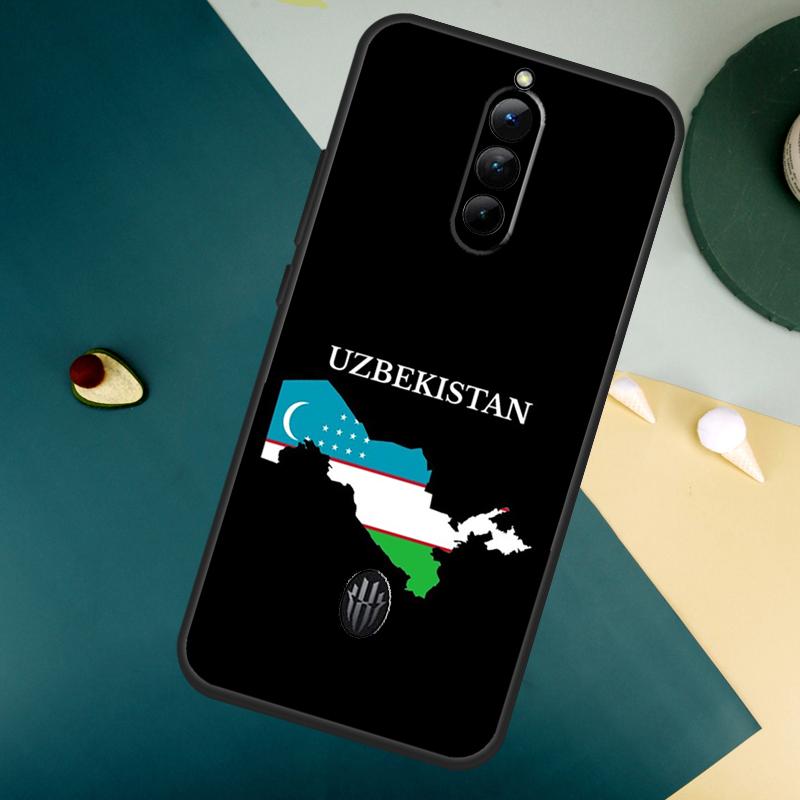 Эмблема национального флага Узбекистана Для чехла ZTE Nubia Red Magic 10S Pro Plus 7 6S 7S 8 9 8S 9S Pro Red Magic 10 Air 11 Pro Plus