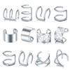 12Pcs/Set Ear Cuffs Leaf Ear Cuff Clip Earrings For Women Earcuff No Piercing