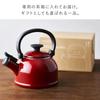 Fuji Enamel Whistle Kettle IH Compatible Series 1.6L Ash Pink CTN-1.6WK.AP