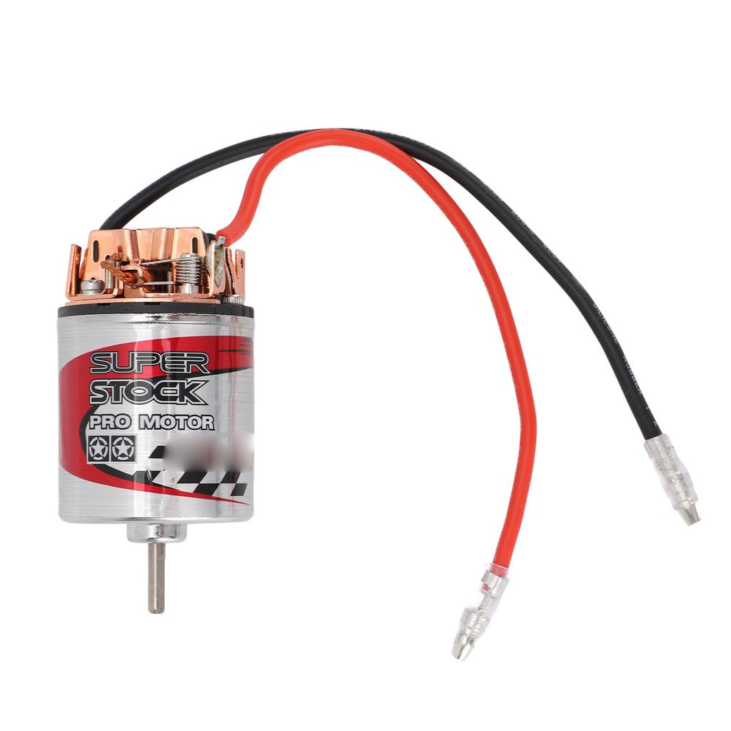 RC Brushed Motor Replacement Wide Compatibility Enhanced  540 RC Brushed Motor Stainless Steel Shell for 1/10 RC Car