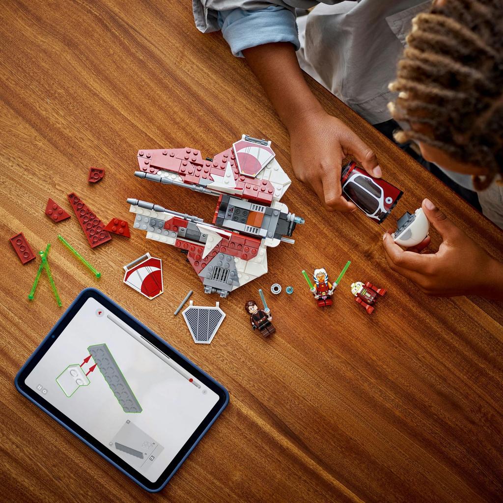 LEGO Звездные войны джедай перехватчик игрушка подарок на день рождения блок мальчики девочки дети 8 лет 9 лет 10 лет ученик начальной школы космос