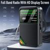 Миниатюрное полнодиапазонное радио со встроенным динамиком, аварийное карманное радио, работающее от батареек, FM, AM, SW радио с дисплеем, радио для пожилых людей.
