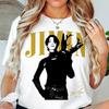 Летняя мода 2026 Модная футболка Мужчины Женщины Винтажная футболка Jimin, Подарки для фанатов Хип-хоп Уличная одежда Оверсайз футболка С коротким рукавом Повседневная одежда