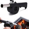 Hand BBQ Fan Outdoor BBQ Fan Air Blower For Barbecue Picnic Manual Crank Grill BBQ Fan Fire Bellows BBQ Tools