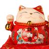 Копилка для монет Lucky Cat 4,5 дюйма, изысканная, милая, приносящая удачу, керамическая, настольная, для хранения монет