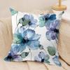 Painted Blue Print Creative Cushion Cover Soft Plush DoubleSided Sofa Pillow Cushion Cover  AllSeason Durable Decor Gift