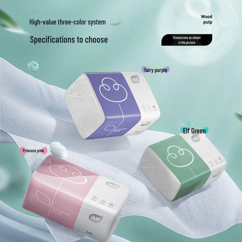 Семейный набор из 40 штук: Бумажные салфетки для лица, Туалетная бумага, Полотенца, Салфетки, Бумажные платочки