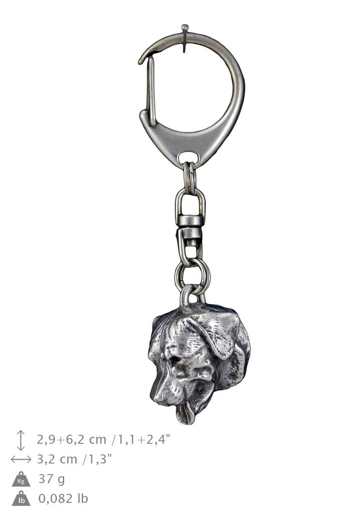 Rottweiler, Rott, Rottie – Necklace with dog, silver-plated pendant for dog fan | Art-Dog