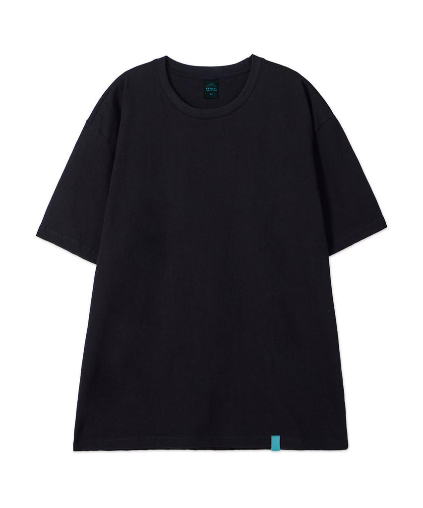 ASTRAL PROJECTION Cotton Loose Fit Short Sleeve T-Shirt_Black