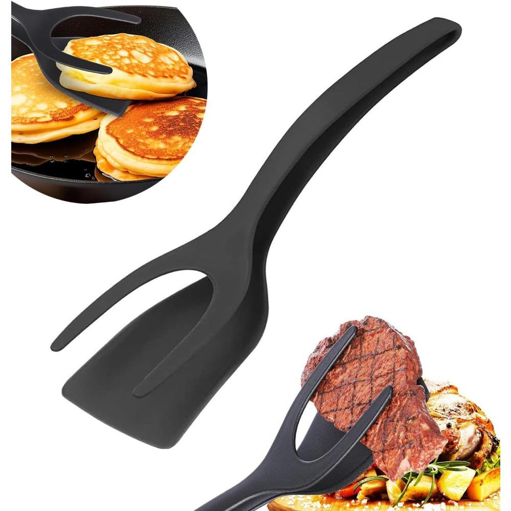 Щипцы-лопатки 2 в 1 Grip and Flip для яиц, щипцы для рыбы, блинов, тостов, омлетов, лопатка для мяса, кухонные щипцы, лопатка для приготовления пищи, инструмент для выпечки