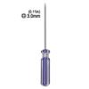 Plastic Handle Screwdriver Portable Small Driver 1pc