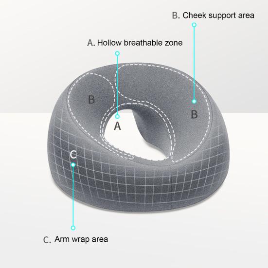 Face Down Pillow After Eye Surgery Comfort Support Home Massage Pillow Ergonomic