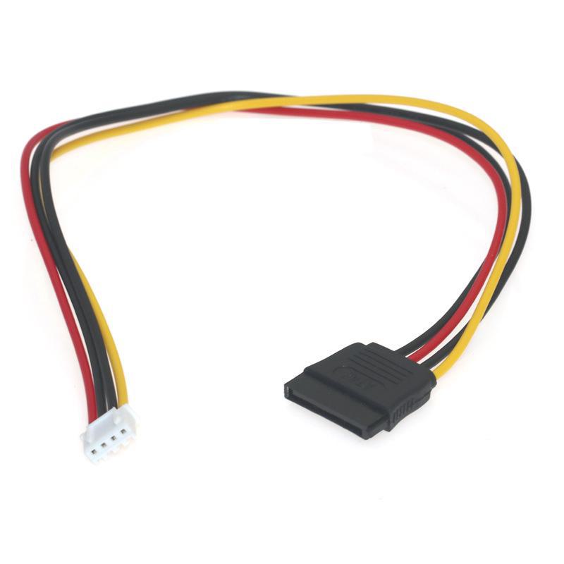 Кабель питания ITX: Адаптер SATA 15P Female на XH2.54 4P Female