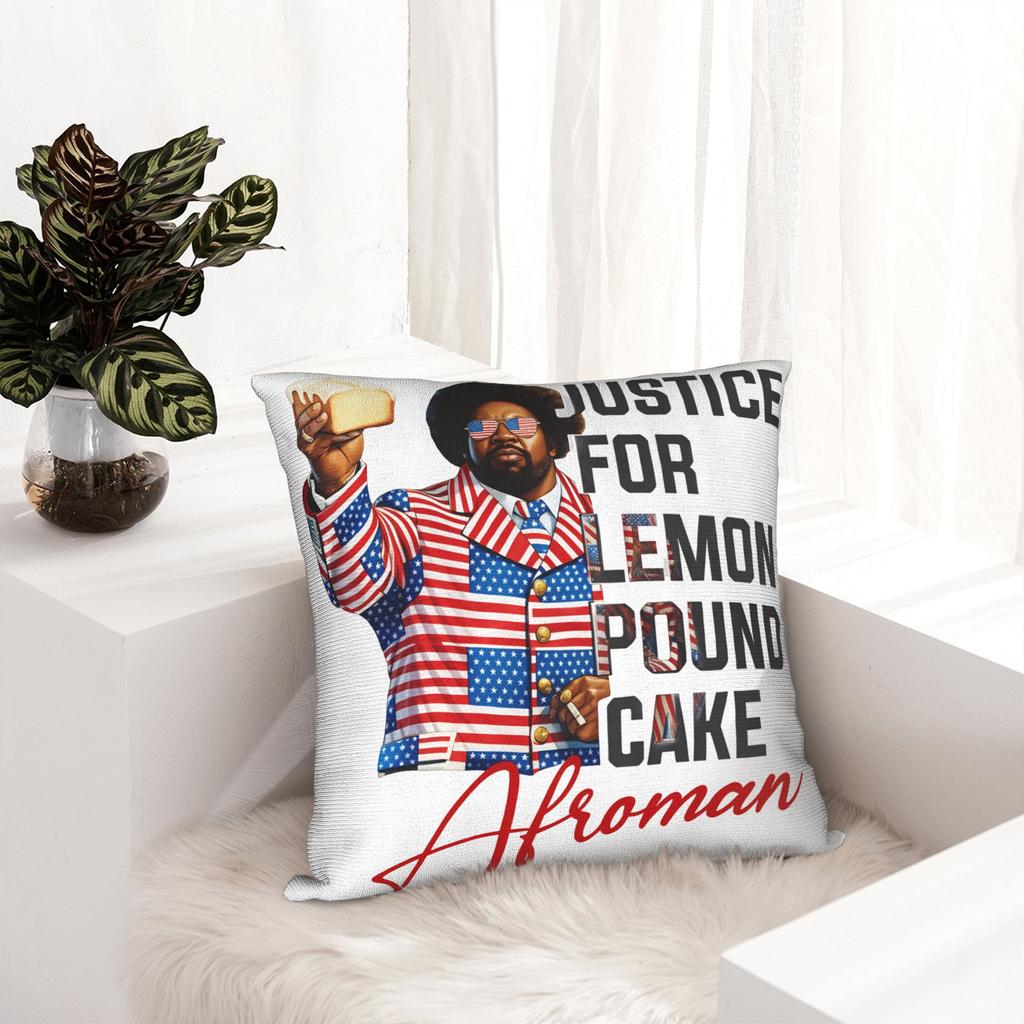 Afroman Justice For Lemon Pound Cake Pillowcases Merchandise Printed Cushion Cover Gift Pillow Case Cover Home Multi-Size