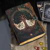 Гримуар Винтажный кожаный журнал, Древо Жизни Толстый журнал, Пустая книга теней для заклинаний Небесные подарки для него/нее
