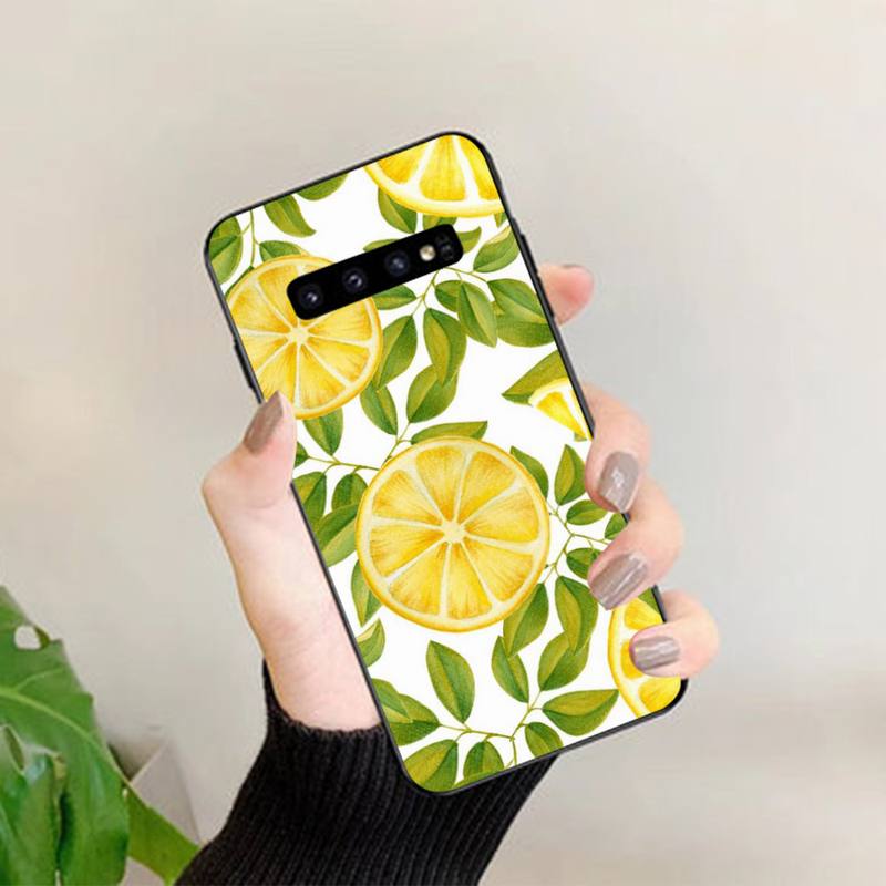 Летние зеленые листья фрукты лимон Чехол для телефона для Samsung A51 A30s A52 A71 A12 для Huawei Honor 10i для OPPO vivo Y11 чехол
