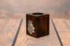 Berger de Beauce, Beauceron – Wooden candle holder with a dog, a unique souvenir after losing a dog | Art-Dog