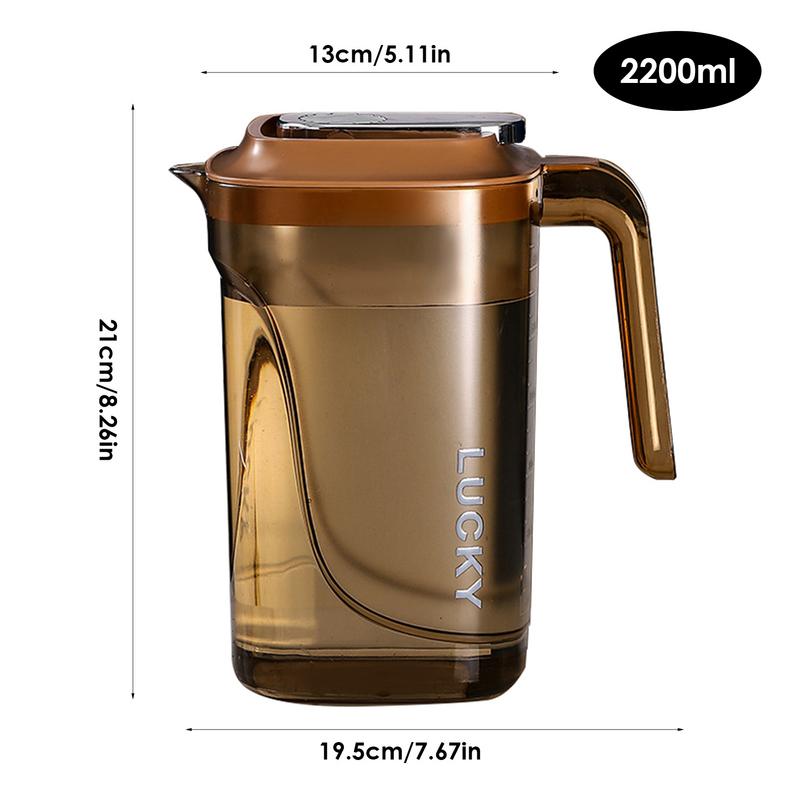 Диспенсер для воды для холодильника 2200 мл, бутылка для воды для холодильника, экономящая место емкость для воды для ежедневного увлажнения