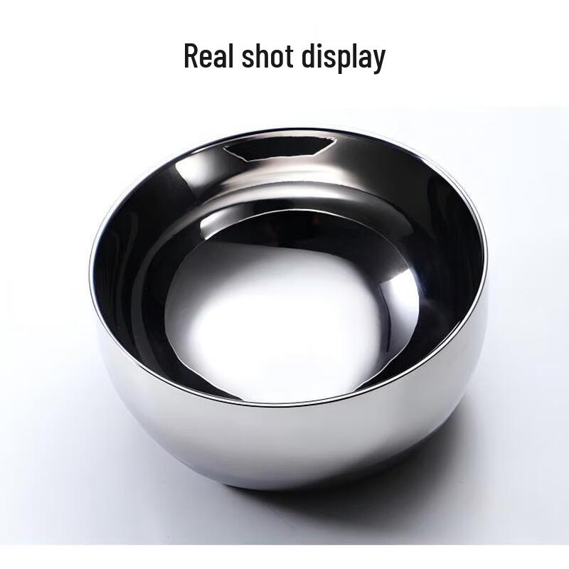 ZISIZ Stainless Steel Creative Square-Round Bowl