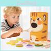 Кормление Деревянная Дошкольная Игра с Когнитивным Развитием и Мелкой Моторикой