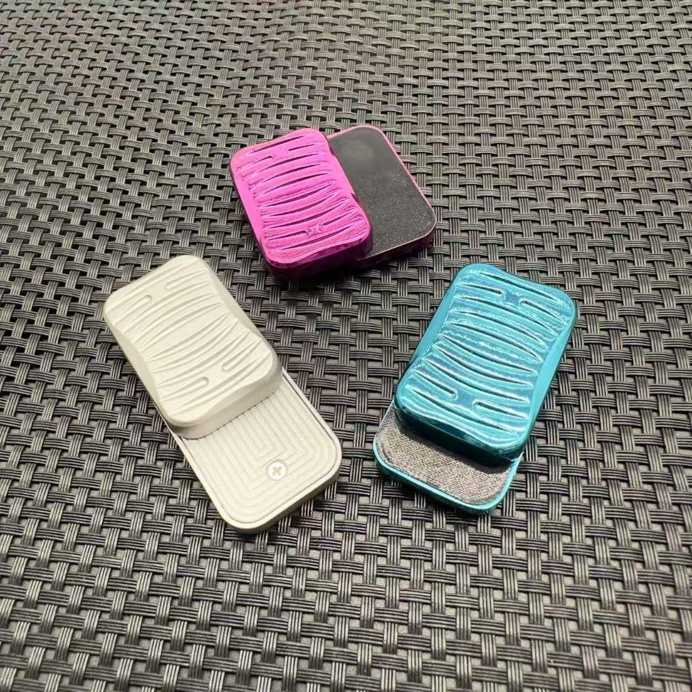 Magnetic Mechanism Magnetic Push Card Metal Construction Fingertip Pushing Plate Anxiety Relief